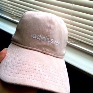 Pastel pink Adidas cap